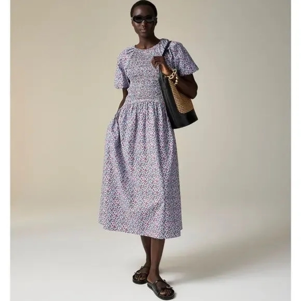 J. Crew Meadow Floral Midi/Maxi Dress